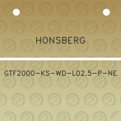 honsberg-gtf2000-ks-wd-l025-p-ne