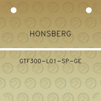 honsberg-gtf300-l01-sp-ge