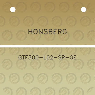 honsberg-gtf300-l02-sp-ge