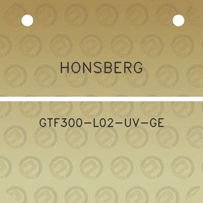 honsberg-gtf300-l02-uv-ge