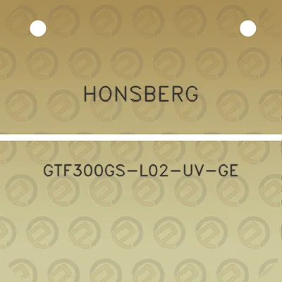 honsberg-gtf300gs-l02-uv-ge