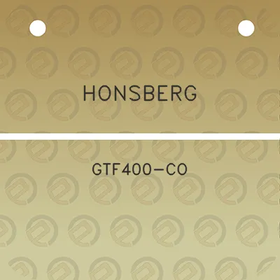 honsberg-gtf400-co