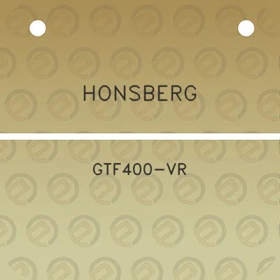 honsberg-gtf400-vr