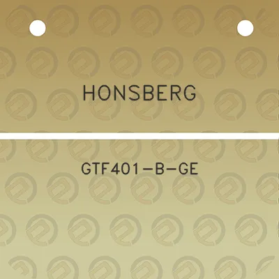 honsberg-gtf401-b-ge