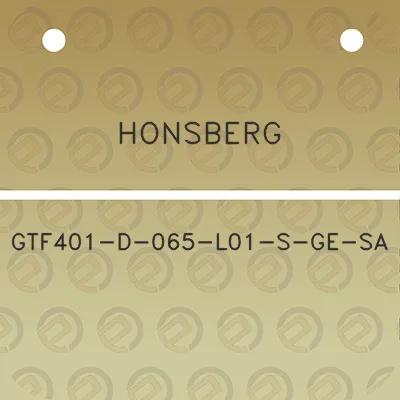 honsberg-gtf401-d-065-l01-s-ge-sa