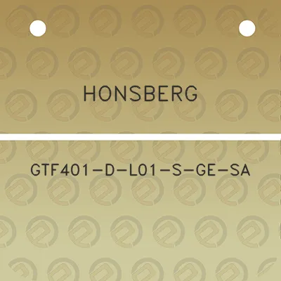 honsberg-gtf401-d-l01-s-ge-sa