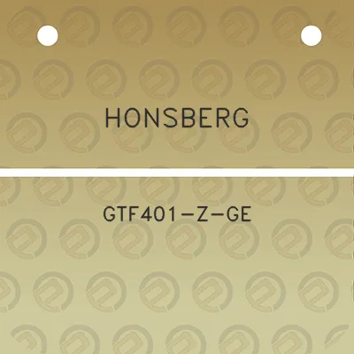 honsberg-gtf401-z-ge