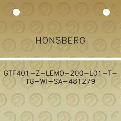 honsberg-gtf401-z-lemo-200-l01-t-tg-wi-sa-481279