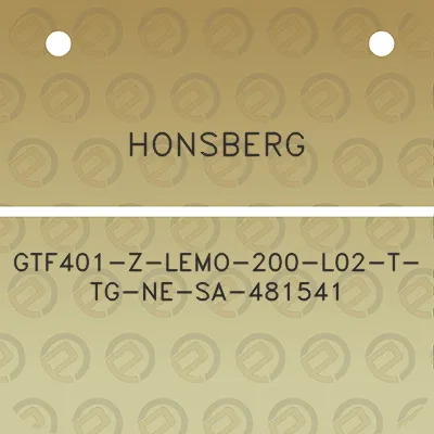 honsberg-gtf401-z-lemo-200-l02-t-tg-ne-sa-481541