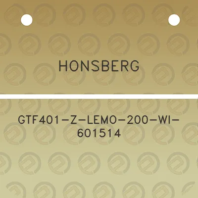 honsberg-gtf401-z-lemo-200-wi-601514