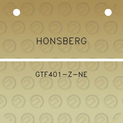 honsberg-gtf401-z-ne