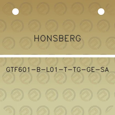 honsberg-gtf601-b-l01-t-tg-ge-sa