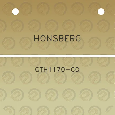 honsberg-gth1170-co