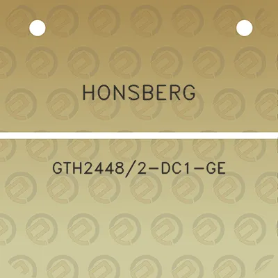 honsberg-gth24482-dc1-ge