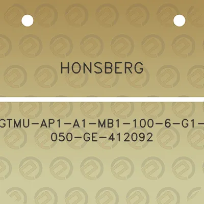 honsberg-gtmu-ap1-a1-mb1-100-6-g1-050-ge-412092