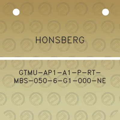 honsberg-gtmu-ap1-a1-p-rt-mbs-050-6-g1-000-ne