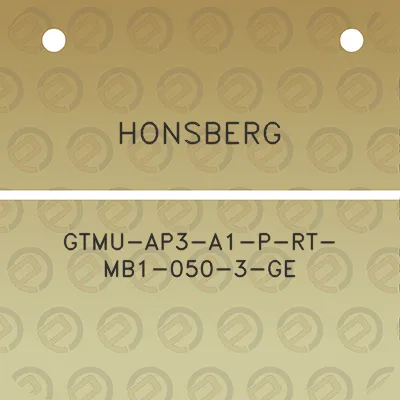 honsberg-gtmu-ap3-a1-p-rt-mb1-050-3-ge