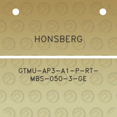 honsberg-gtmu-ap3-a1-p-rt-mbs-050-3-ge