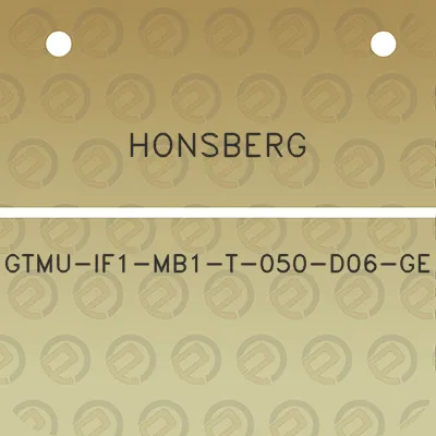 honsberg-gtmu-if1-mb1-t-050-d06-ge