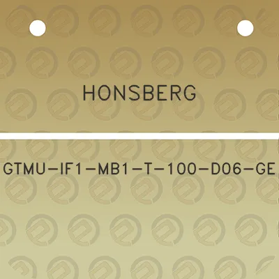 honsberg-gtmu-if1-mb1-t-100-d06-ge