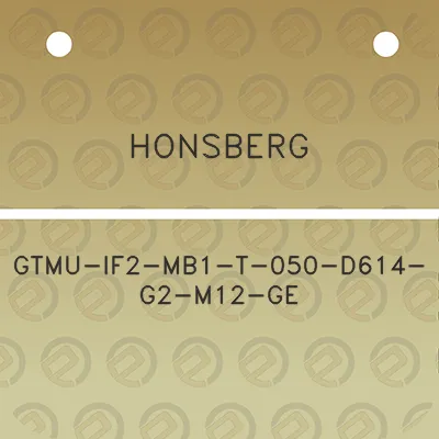 honsberg-gtmu-if2-mb1-t-050-d614-g2-m12-ge