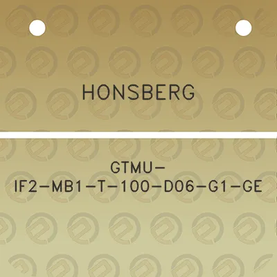 honsberg-gtmu-if2-mb1-t-100-d06-g1-ge