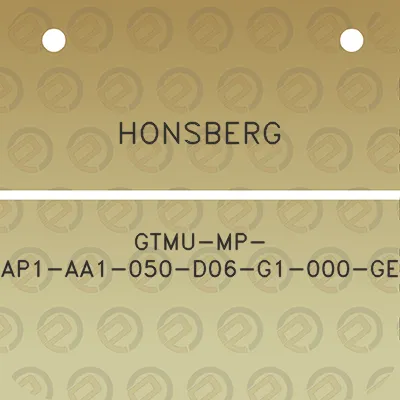 honsberg-gtmu-mp-ap1-aa1-050-d06-g1-000-ge