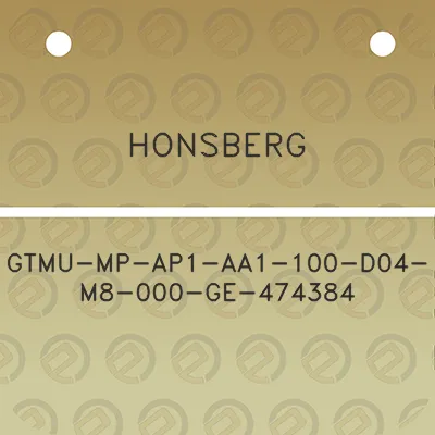 honsberg-gtmu-mp-ap1-aa1-100-d04-m8-000-ge-474384