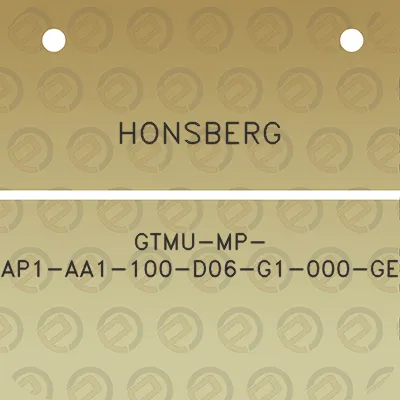 honsberg-gtmu-mp-ap1-aa1-100-d06-g1-000-ge