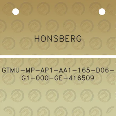 honsberg-gtmu-mp-ap1-aa1-165-d06-g1-000-ge-416509