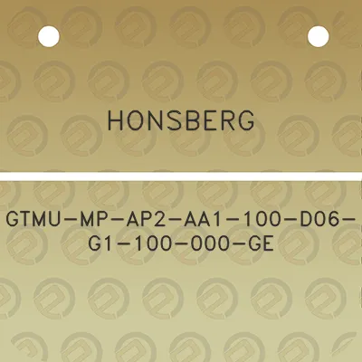 honsberg-gtmu-mp-ap2-aa1-100-d06-g1-100-000-ge