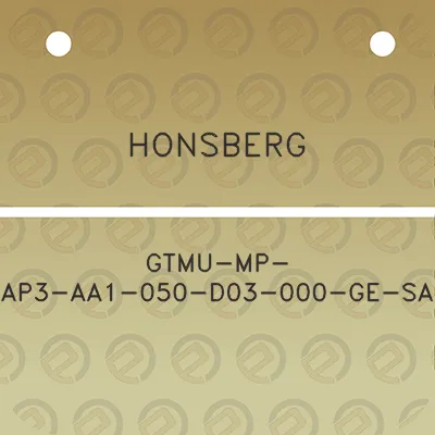 honsberg-gtmu-mp-ap3-aa1-050-d03-000-ge-sa