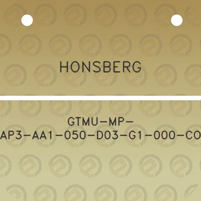 honsberg-gtmu-mp-ap3-aa1-050-d03-g1-000-co