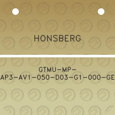 honsberg-gtmu-mp-ap3-av1-050-d03-g1-000-ge