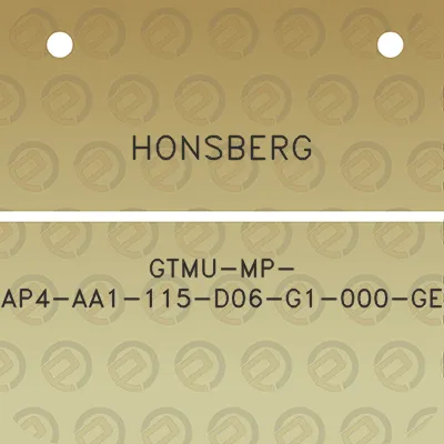 honsberg-gtmu-mp-ap4-aa1-115-d06-g1-000-ge