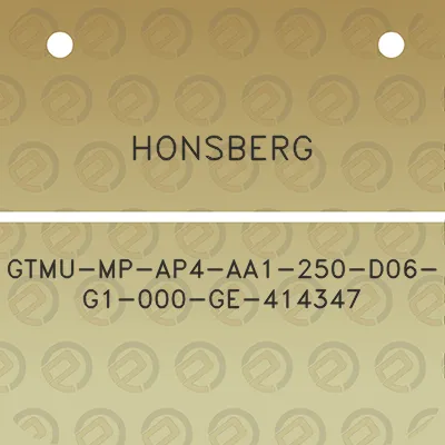 honsberg-gtmu-mp-ap4-aa1-250-d06-g1-000-ge-414347