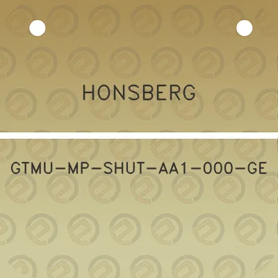 honsberg-gtmu-mp-shut-aa1-000-ge