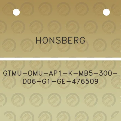 honsberg-gtmu-omu-ap1-k-mb5-300-d06-g1-ge-476509