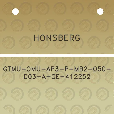 honsberg-gtmu-omu-ap3-p-mb2-050-d03-a-ge-412252