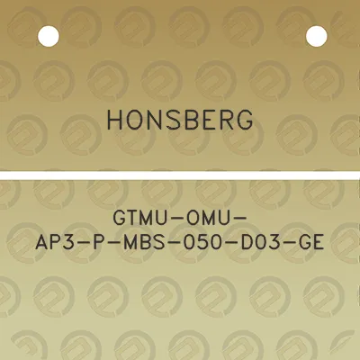 honsberg-gtmu-omu-ap3-p-mbs-050-d03-ge