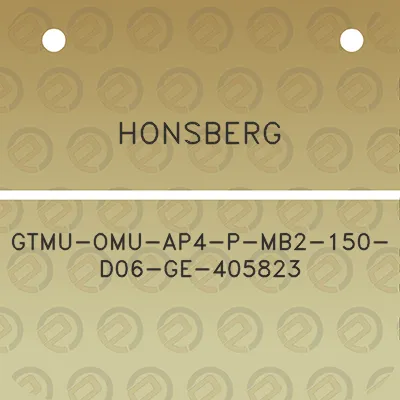 honsberg-gtmu-omu-ap4-p-mb2-150-d06-ge-405823