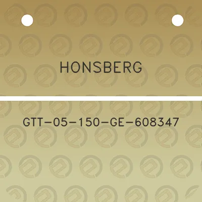 honsberg-gtt-05-150-ge-608347