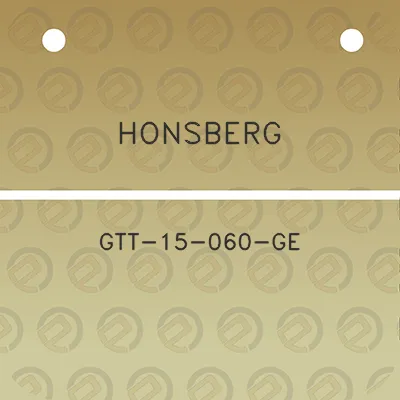 honsberg-gtt-15-060-ge