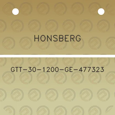 honsberg-gtt-30-1200-ge-477323