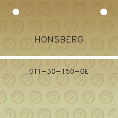 honsberg-gtt-30-150-ge