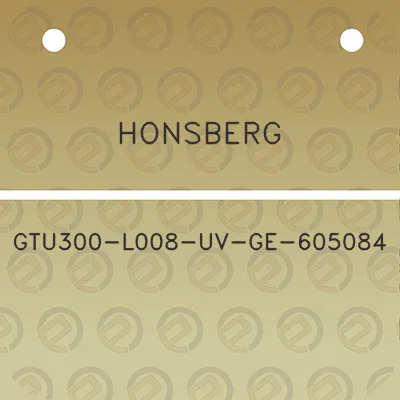 honsberg-gtu300-l008-uv-ge-605084