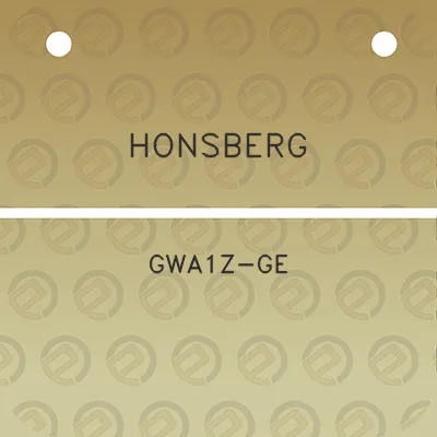 honsberg-gwa1z-ge