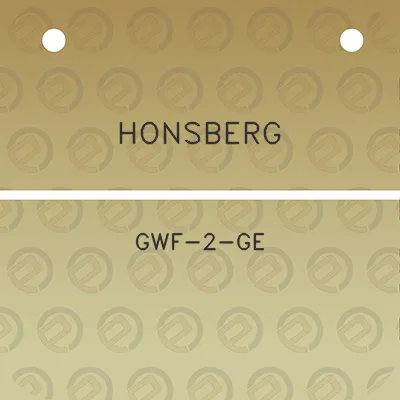 honsberg-gwf-2-ge