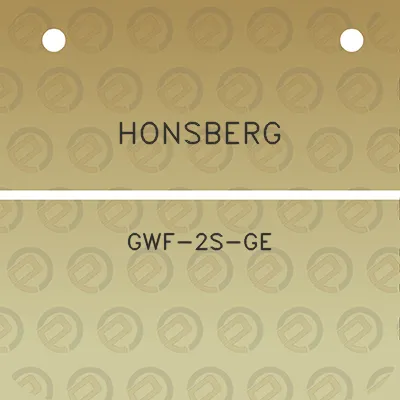 honsberg-gwf-2s-ge