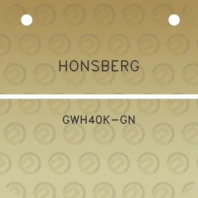 honsberg-gwh40k-gn